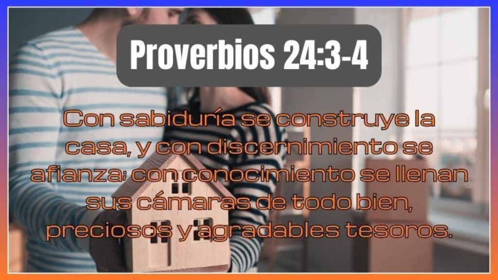 Reflexión de Proverbios 24:3-4
