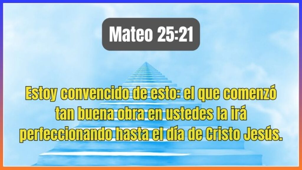 Mateo 25:21